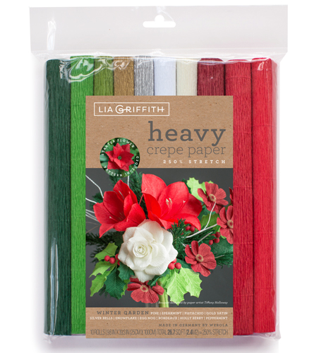 Heavy Floristenkrepppapier Set Winter Garden